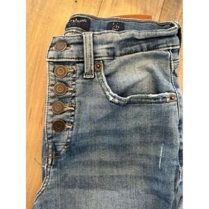 Lucky Brand Button Up Jeans Ankle Size 2/26 Distressed